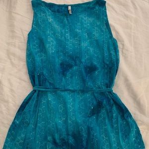 NWOT White Stag Beautiful Teal Sleeveless Tunic